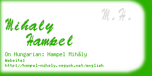 mihaly hampel business card